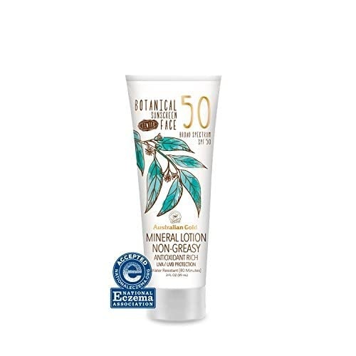 image:imageAustralian Gold Botanical Sunscreen Tinted Face Mineral Lotion SPF 50 3 Ounce Broad Spectrum Water Resistant