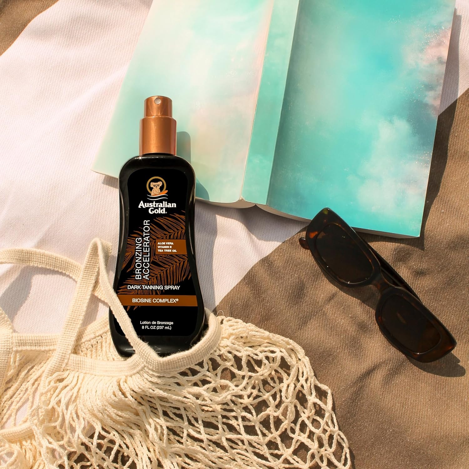 image:imageAustralian Gold Dark Tanning Accelerator Spray Gel With Bronzer 8 Fl Oz Multicolor AGCB175Packaging May Vary