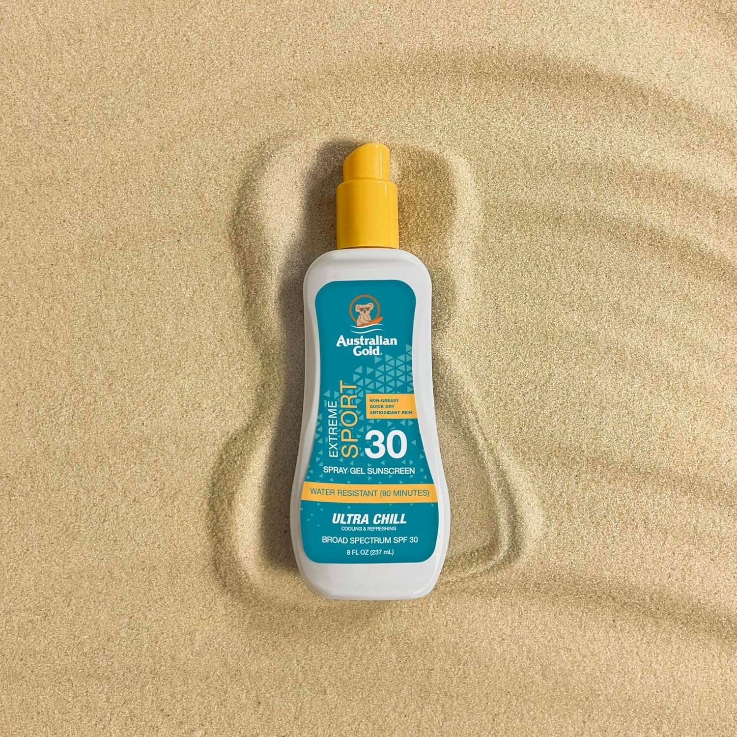 image:imageAustralian Gold Extreme Sport Sunscreen Lotion SPF 30 8 Ounce Broad Spectrum Sweat amp Water Resistant NonGreasy Oxybenzone Free Cruelty Free8 Ounce Pack of 1