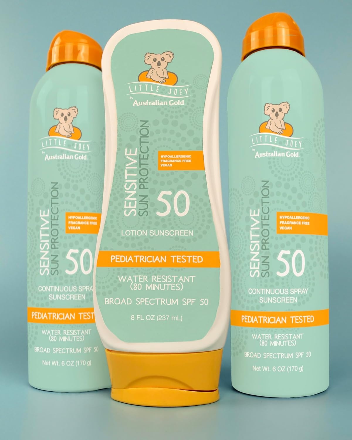 image:imageAustralian Gold Little Joey Sunscreen Lotion SPF 50 8 Ounce Hypoallergenic amp Fragrance Free Broad Spectrum Water Resistant Vegan Pediatrician TestedSPF 50 Lotion