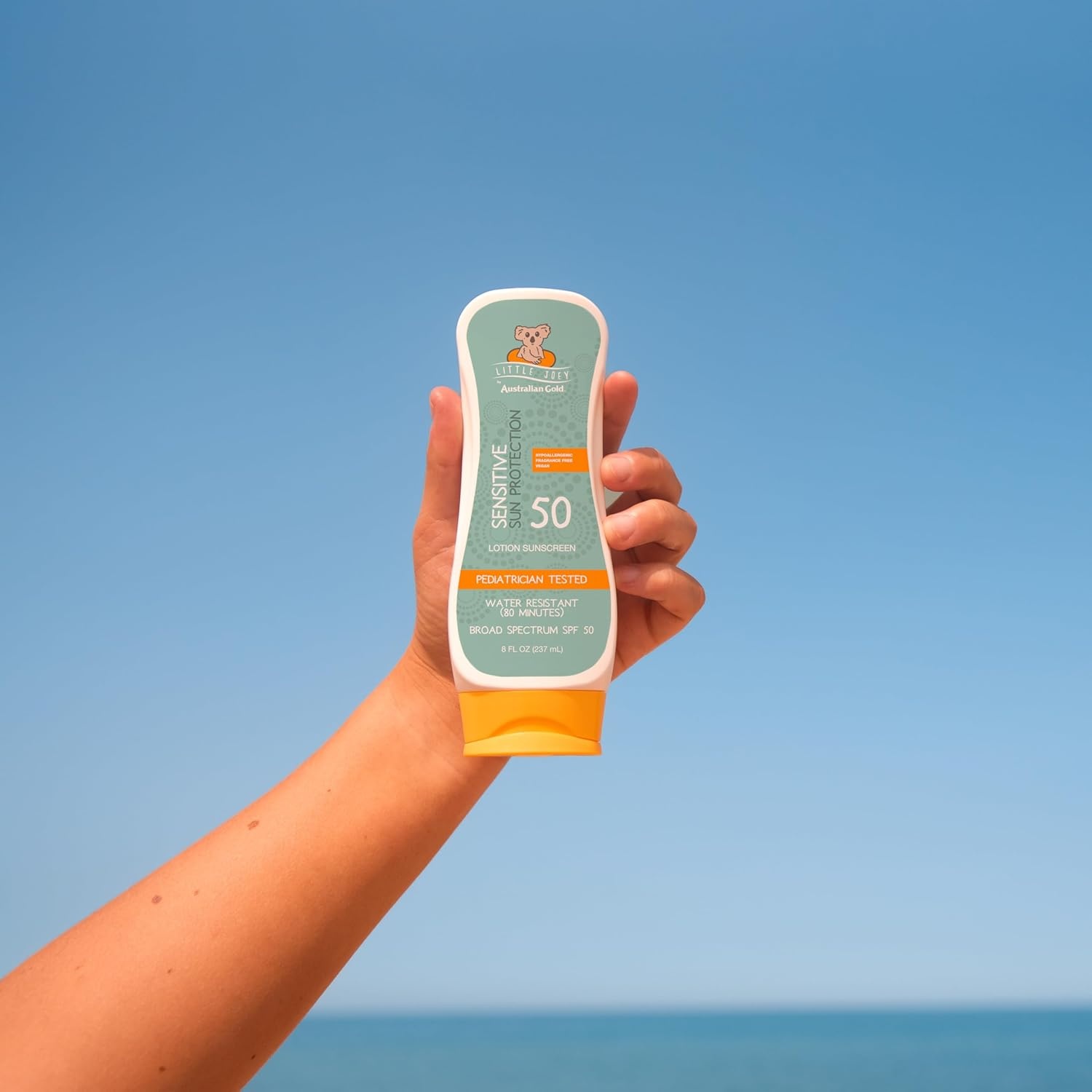 image:imageAustralian Gold Little Joey Sunscreen Lotion SPF 50 8 Ounce Hypoallergenic amp Fragrance Free Broad Spectrum Water Resistant Vegan Pediatrician TestedSPF 50 Lotion