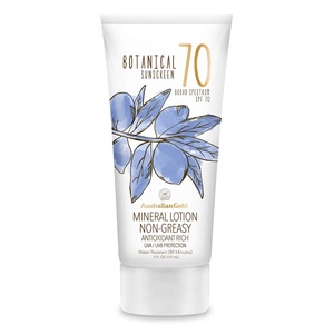 image:imageAustralian Gold Botanical SPF 70 Mineral Sunscreen Lotion NonChemical Sunblock with Titanium Dioxide amp Zinc Oxide NativeAustralian Ingredients WaterResistant Citrus Oasis Fragrance 5 OzMineral Lotion