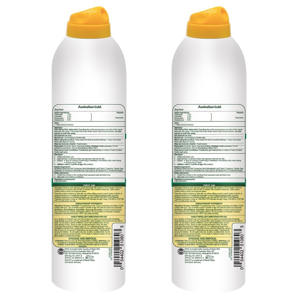 image:imageAustralian Gold Australian Gold Spf 30 Continuous Spray Insect Repellent 56 ounces 2 Pack