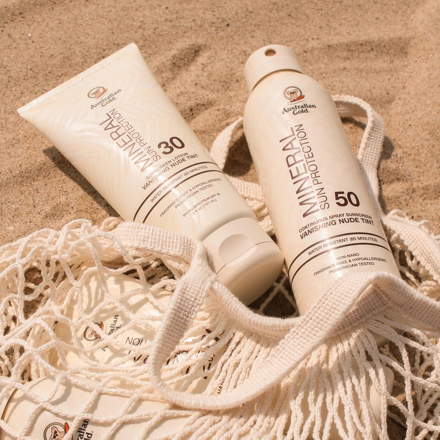 image:imageAustralian Gold SPF 50 Tinted Mineral Sunscreen Spray 5 fl oz Broad Spectrum Continuous Spray for Face amp Body Easily Blendable Sunblock Zinc Oxide 4 amp Titanium Dioxide 4 All Skin TypesSPF 50