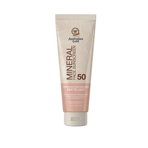 image:imageAustralian Gold SPF 50 Tinted Mineral Face Sunscreen Rich to Deep 25 fl oz Broad Spectrum NonGreasy BB Cream with Blue Light amp Sun Protection 4 Zinc Oxide amp Titanium Dioxide HypoallergenicFair to Light